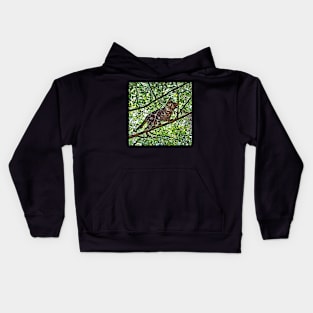 Cat In Tree #1b Kids Hoodie